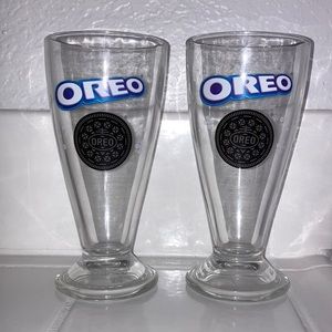 Two (2) OREO Glasses fluted milkshake
